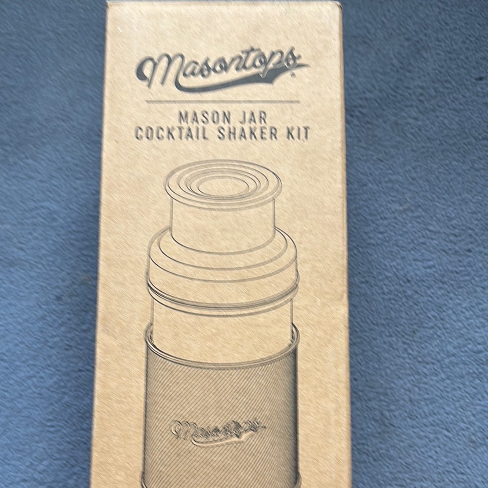 Masontops Mason Jar Cocktail Shaker Kit
